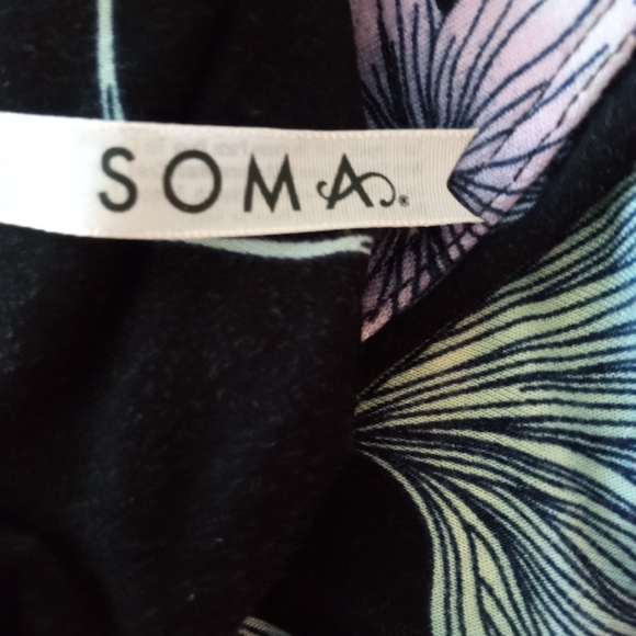 SOMA Oasis Midi Floral Bra Dress | L - Picture 9 of 10